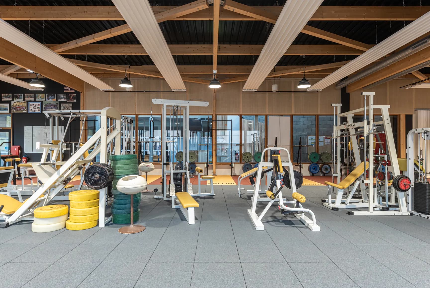 équipement de sport vu de coté